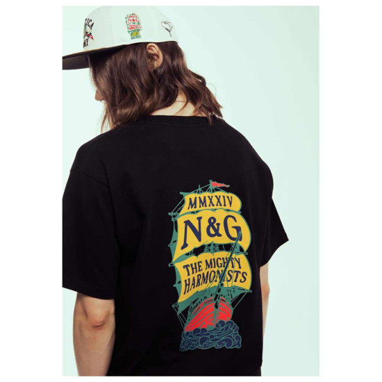 Grimey Ανδρική κοντομάνικη μπλούζα Mighty Harmonist Nautica x Grmy Regular Tee